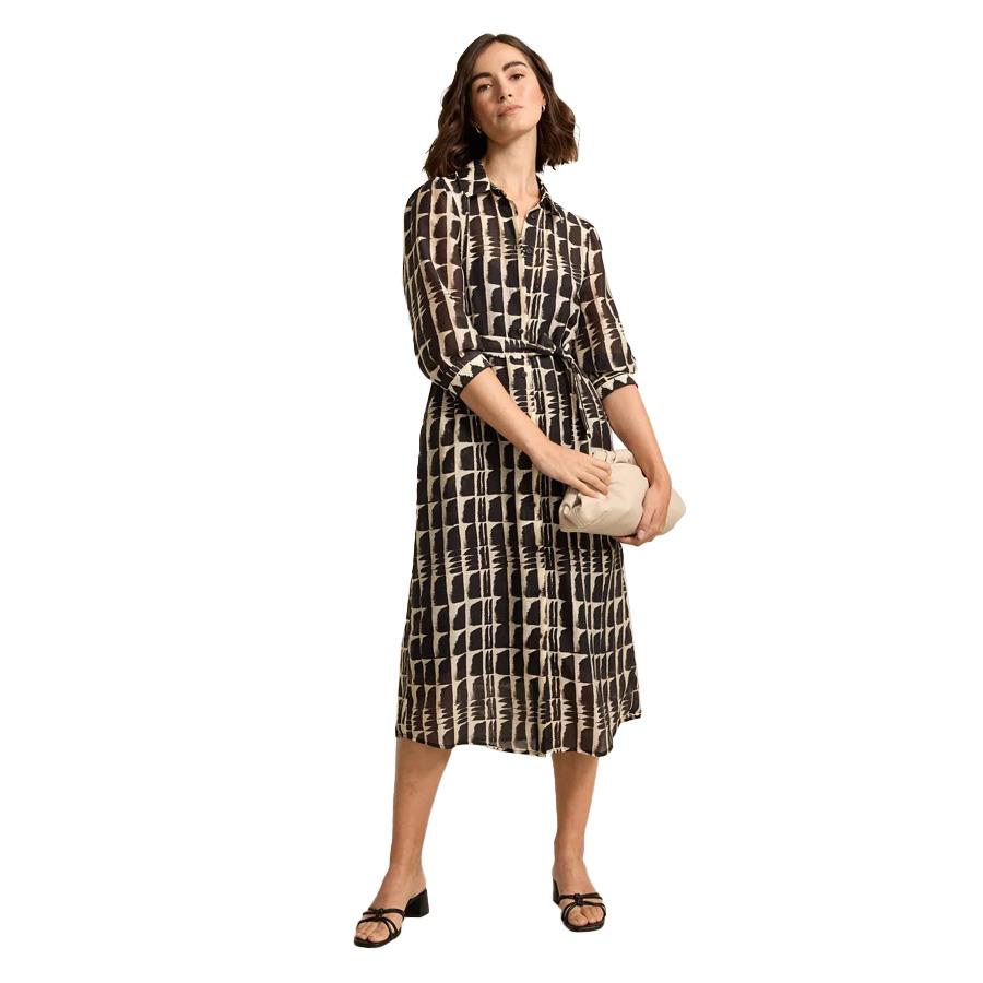 Marco Polo Ikat Shirt Dress